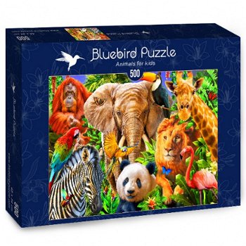 Bluebird Puzzle - Animals for Kids - 500 Stukjes - 2