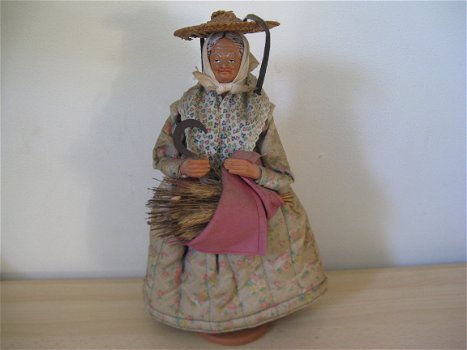 Originele oude Santons de Provence, gesigneerd S. Jouglas - 1