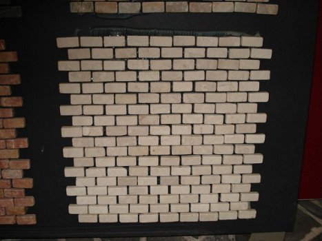 Mozaïek bricks matjes voor wanden 30x30 - 1