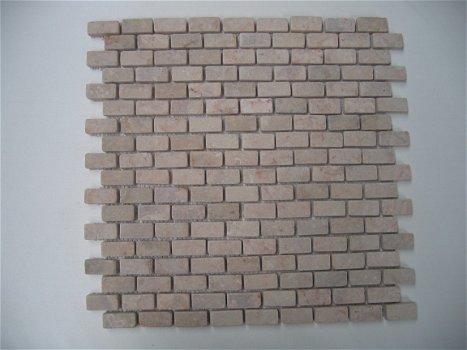 Mozaïek bricks matjes voor wanden 30x30 - 5