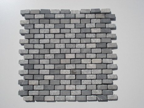 Mozaïek bricks matjes voor wanden 30x30 - 6