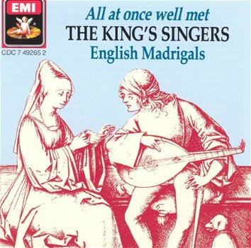 The King's Singers ‎– All At Once Well Met: English Madrigals (CD) - 1