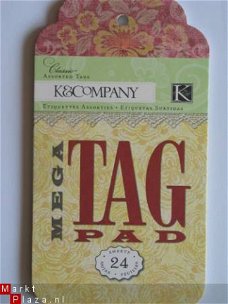 K&Company mega tag pad classic