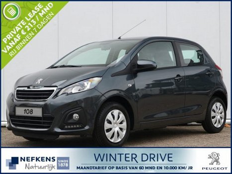 Peugeot 108 - 1.0 72 pk Active Voorraad Voordeel, Rijklaar - 1