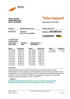 Peugeot 406 - 2.0-16V SV 1e Eigenaar/ 40000 km NAP/ Airco