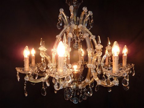 8 arms Maria Theresia kroonluchter met 9 lichtpunten - 2