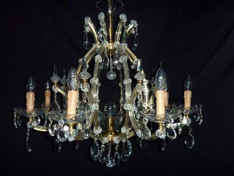 8 arms Maria Theresia kroonluchter met 9 lichtpunten - 3