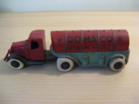 Prachtige originele TOOTSIE TOY 802 MACK DOMACO Oil Truck …metaal…1933… - 2