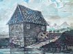 Pentekening watermolen Oele - 1 - Thumbnail