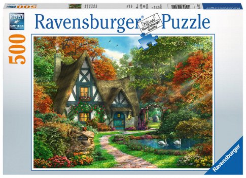 Ravensburger - Cottage in de Herfst - 500 Stukjes Nieuw - 2