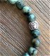 Turquoise armband met yin-en-yang symbool - 3 - Thumbnail