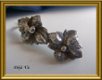 Oude zilveren broche : bloemen - 5 - Thumbnail