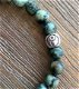 Turquoise armband met Aum symbool - 5 - Thumbnail