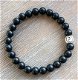 Onyx armband met yin-en-yang symbool - 2 - Thumbnail