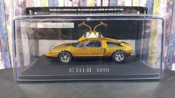 Mercedes-Benz C 111 II 1970 goud bruin 1:43 Atlas - 2