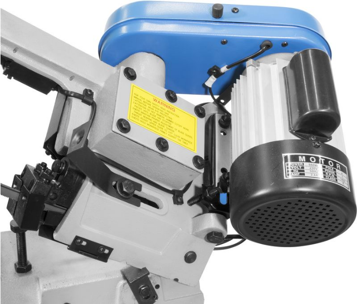 Metaal-bandzaag 230 V 550 W met zaagsnede rond 115 vierkant 140mm - Afbeelding 2