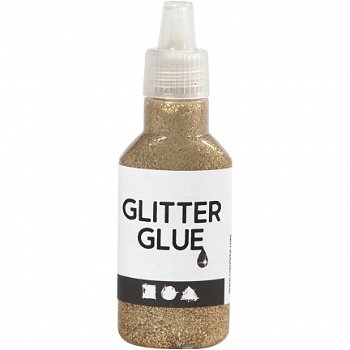 Glitter hobby lijm diverse kleuren set 12x25ml hobby knutselen - 2