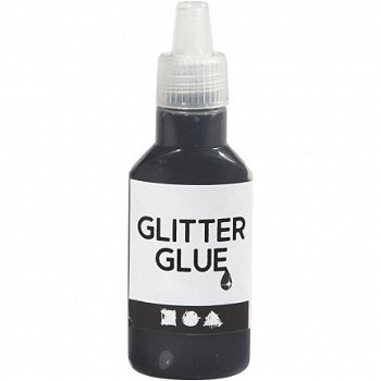 Glitter hobby lijm diverse kleuren set 12x25ml hobby knutselen - 3