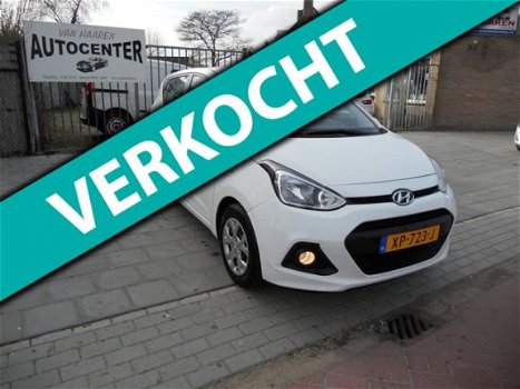 Hyundai i10 - bleu drive 5 deuren airco centrale vergrendeling lp g 3 . belasting 30 euro per maand - 1