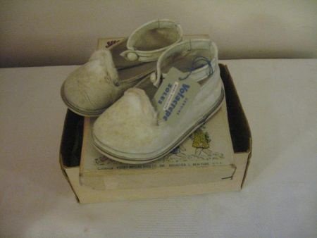 Mooie originele leren kinderschoenen, Bristol New-York ca.1940... - 2