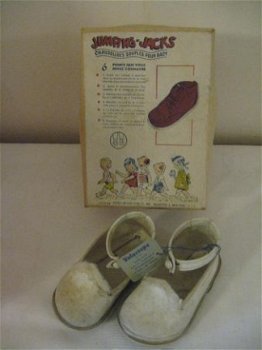 Mooie originele leren kinderschoenen, Bristol New-York ca.1940... - 3