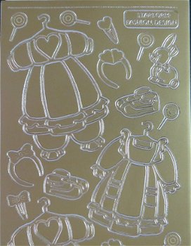 Stickervel --- KLEDING --- Nr. 1093 --- KINDERKLEDING --- GOUD - 2