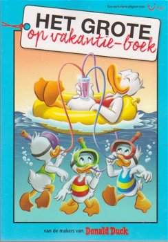 Donald Duck Het grote op vakantie-boek reclame uitgave Tui - 0