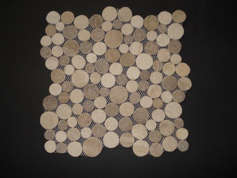 Coin Mozaïek matjes 30x30 cm - 4