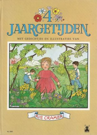 Rie Cramer met 4 Jaargetijden met gedichtjes en illustraties - nr. 1
