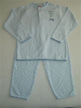 NIEUWE FEETJE Tricot PYJAMA maat 104 Bleu - 1