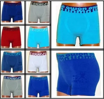 Stoere Naadloze Jongens boxers maat 10/12 - 1