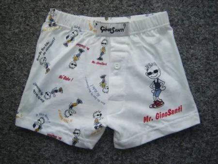 Nieuw !! GinoSanti Boxershort maat 104/110 Wit - 1