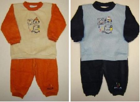 Badstof PYJAMA maat 86 Bleu/Marine - 5