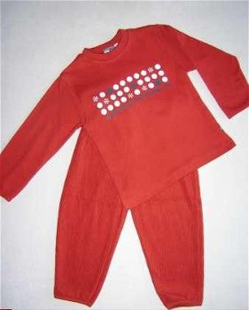 B & D Tricot/Badstof PYJAMA maat 98 - 1