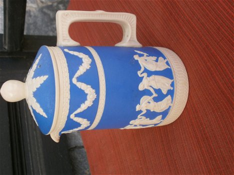 Spode Copeland ,Jasperware jug blue - 1