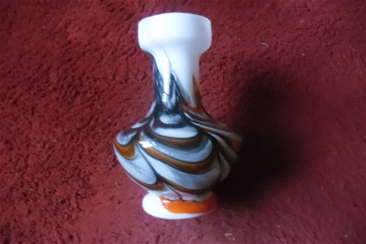 Vintage glazen vaas - 3