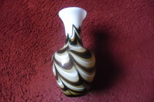 Vintage glazen vaas - 3