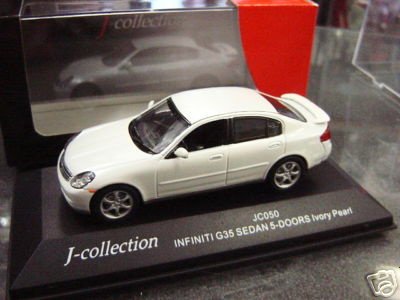 1:43 J-Collection Nissan Infiniti G35 Sedan Pearl white JC050 - 1