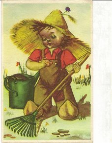 Kinderkaart, tuinieren