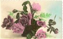 Bloemenkaart, ingekleurd - 1 - Thumbnail