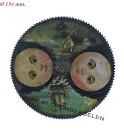 === Maanschijf = staande klok = oud === 39018