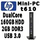 HP t610 Mini-PC Dual-Core 1.65Ghz | 160GB HDD | USB3 | SATA - 2 - Thumbnail