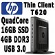 HP t620 Mini-PC QuadCore 1.5Ghz 4GB 16GB SSD | Wifi | W7 W10 - 1 - Thumbnail