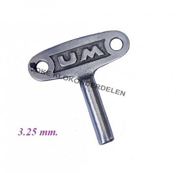 Tafelklok sleutel = Uhren Muller = Ø 3.25 mm. 39317 - 0