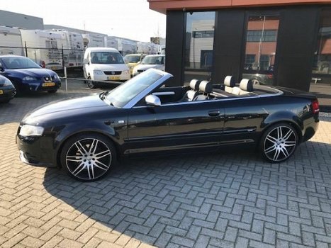 Audi A4 Cabriolet - 3.0 TDI S-LINE AUT/LEDER/19''LMV/ZR MOOI - 1