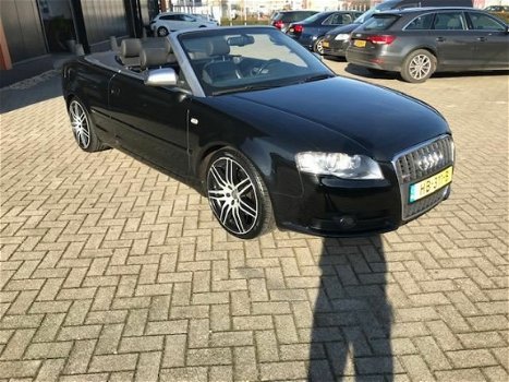 Audi A4 Cabriolet - 3.0 TDI S-LINE AUT/LEDER/19''LMV/ZR MOOI - 1