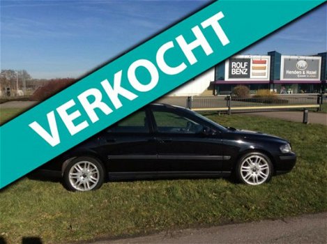 Volvo V70 - 2.4 TURBO ZWART LEER HANDB NAP - 1