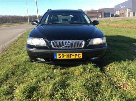 Volvo V70 - 2.4 TURBO ZWART LEER HANDB NAP - 1