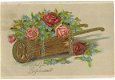 HG; rozen in kruiwagen - 1 - Thumbnail
