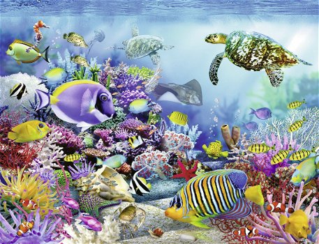 Ravensburger - Coral Reef Majesty - 2000 Stukjes Nieuw - 1
